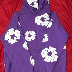 Denim Tears Purple Hoodie Size Small